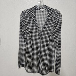Cabi semi sheer top size medium